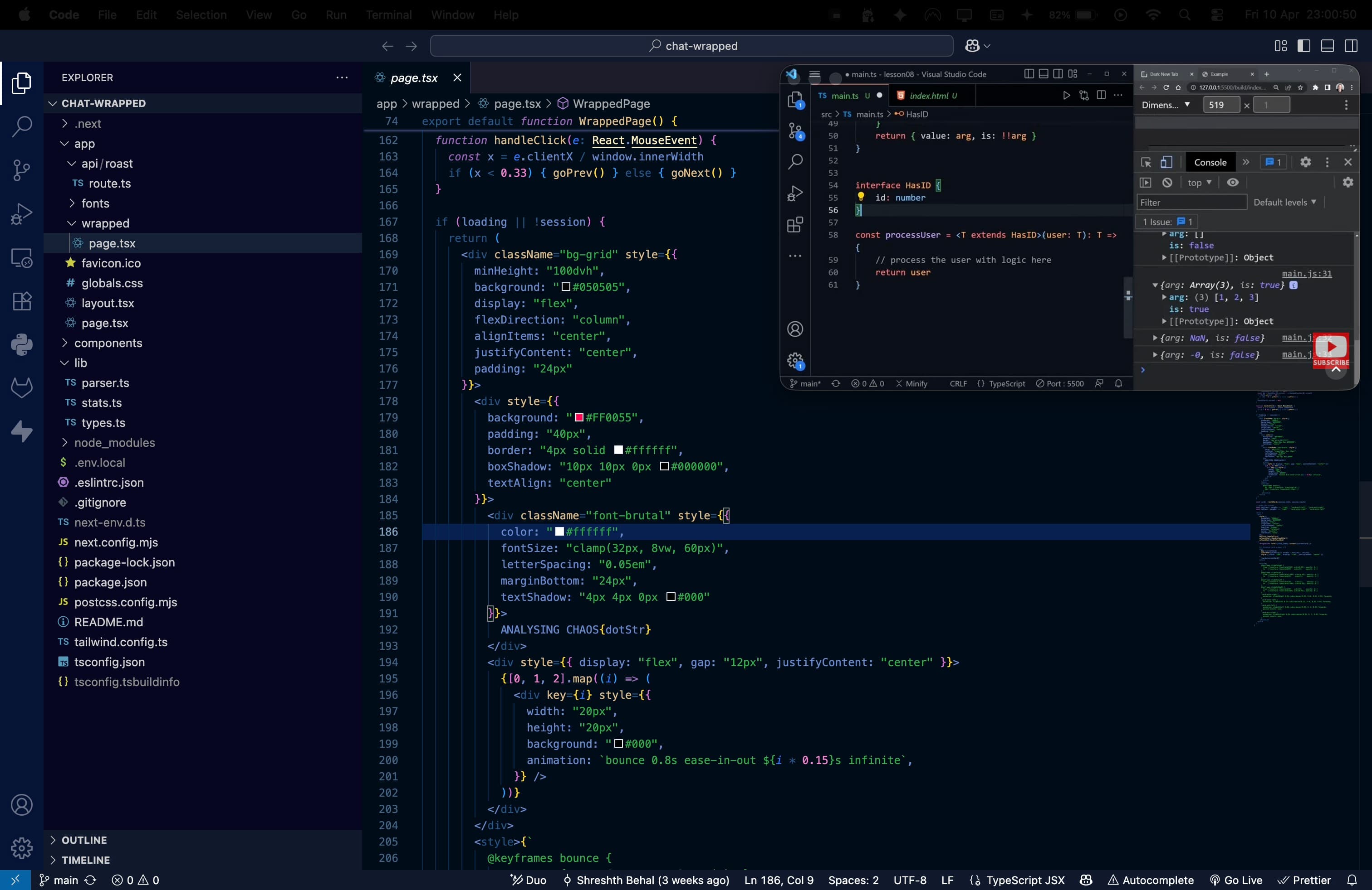 Float at full opacity over fullscreen VS Code